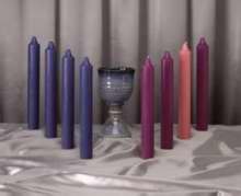 Candle-Advent Church Set-17
