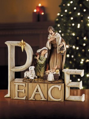 Nativity Figurine-Peace (8.25